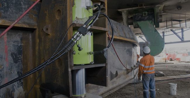 Hydraulic Jack – 6400tn Dragline Lift