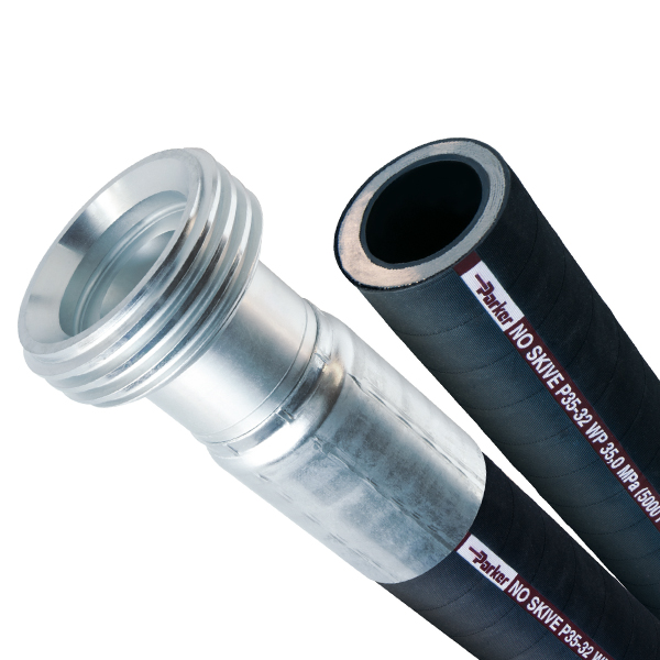 2" Parker No Skive Hose | P35-32 | WP 350 Bar | 2" - 5,000 psi