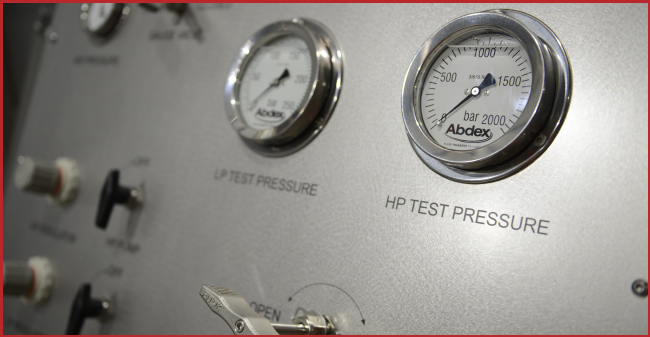 High Pressure Hose Testing