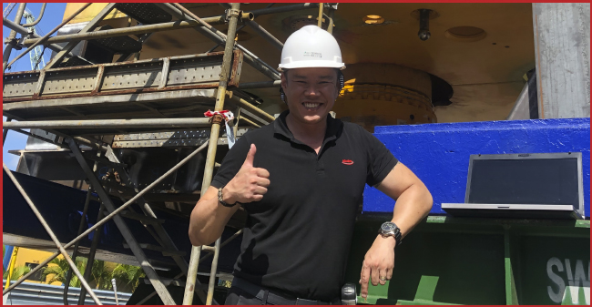 2″ 10,000 psi Black Eagle Hose installation in Singapore