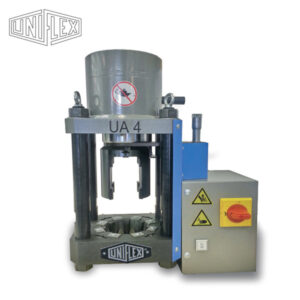 Uniflex hydraulic hose crimping machine UA4 at Abdex Australia