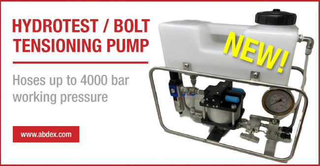 Abdex Re-Design Hydrotest Pump