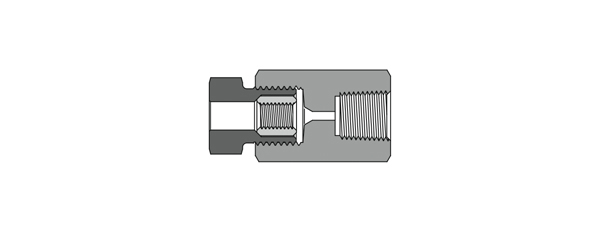 Union, HP Female x NPT Female, 15K