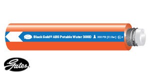 Gates Chemical Hose | Black Gold® Potable Water 300D | WP 20.7 Bar |