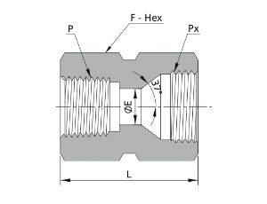 Adaptor, NPT Female x JIC Female, 10K