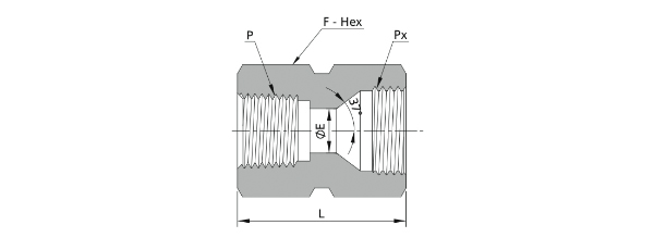 Adaptor, NPT Female x JIC Female, 10K