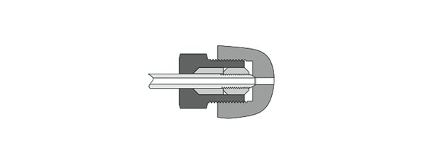 Gland Nut, MP, Anti-Vibration, 20K