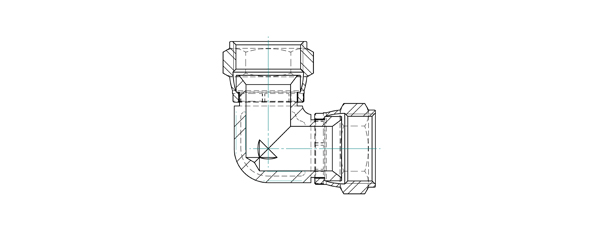 Elbow, JIC Swivel Female, 10K