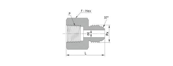 Adaptor, NPT Female x JIC Male, 15K