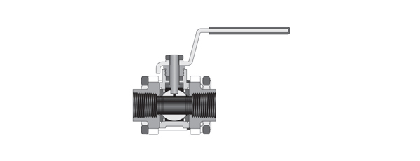 3 Piece Ball Valves - 1K psi