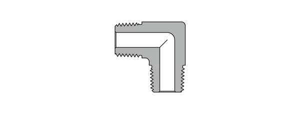 Elbow, NPT Male, 15K