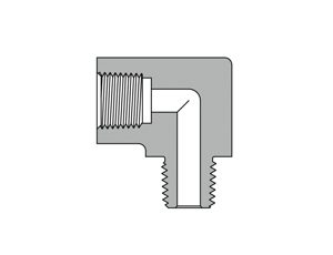 Elbow, NPT Male x NPT Female, 10K