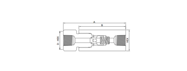 15C Series Pipe O-ring Check Valves