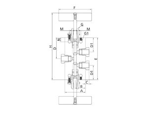 20N Series (3-Way/2 Stem Manifold)