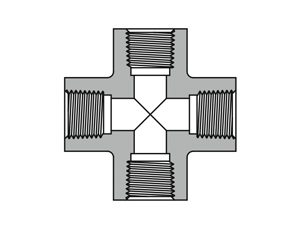 Cross, NPT Female, 15K