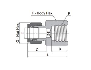 Female Connector Fitting | Fractional Tube
