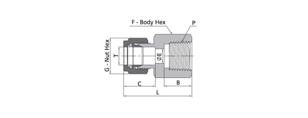 Female Connector Fitting | Fractional Tube
