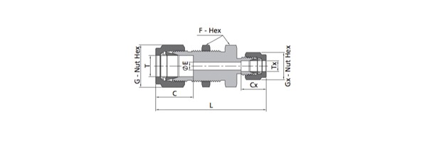 Bulkhead Reducing Union Fitting | Fractional Tube