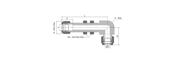 Bulkhead Union Elbow Fitting | Fractional Tube