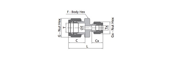 Conversion Union Fitting | Fractional Tube