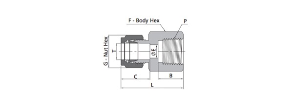 Female Connector Fitting | Fractional Tube