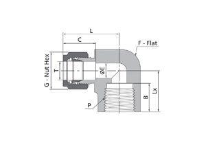 Female Elbow Fitting | Fractional Tube X NPT Thread