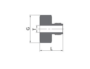 Male Nut | Fractional Tube