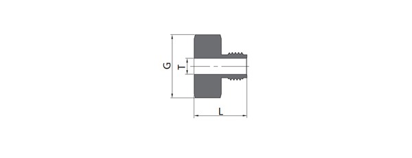 Male Nut | Fractional Tube