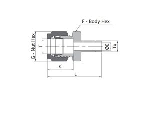 Male Nuts | Fractional Tube
