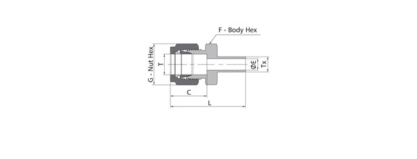 Male Nuts | Fractional Tube