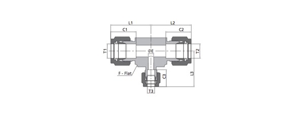 Reducing Union Fitting Tees | Fractional Tube