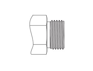 SAE/MS Straight Thread Fitting (UN, UNJ)