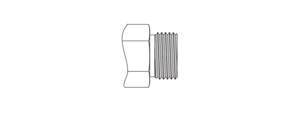 SAE/MS Straight Thread Fitting (UN, UNJ)