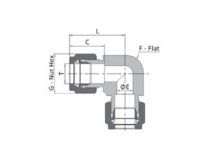 Union Elbow Fitting | Fractional Tube