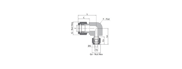 Union Reducing Elbow Fitting | Fractional Tube