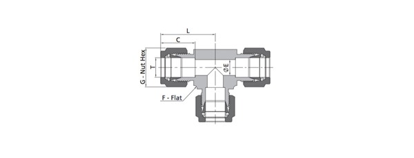Union Tee Fitting | Fractional Tube