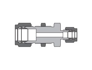 Bulkhead Conversion Union Fitting | Fractional Tube X Metric Tube
