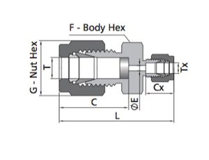 Column End Fitting | Fractional Tube