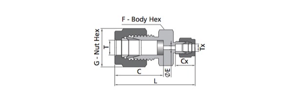 Column End Fitting | Fractional Tube