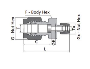 Column End Fitting | Fractional Tube