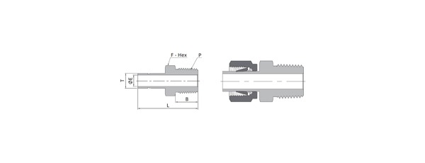 Male Adapters | Fractional Tube X NPT Thread