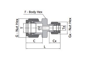 Reducing Union Fitting | Fractional Tube