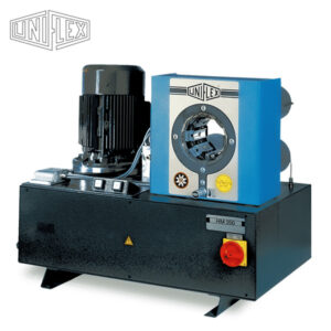Uniflex hydraulic hose crimping machine HM200 at Abdex Australia