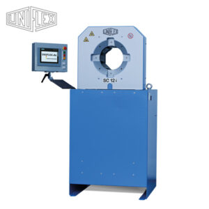 Uniflex hydraulic hose crimping machine Uniflex SC12 at Abdex Australia