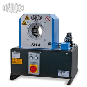 Uniflex hydraulic hose crimping machine SH4 at Abdex Australia