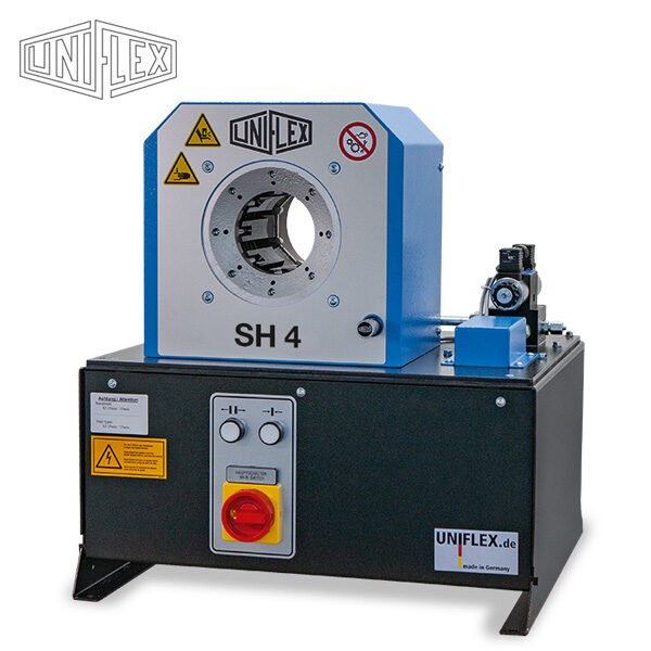 Uniflex hydraulic hose crimping machine SH4 at Abdex Australia
