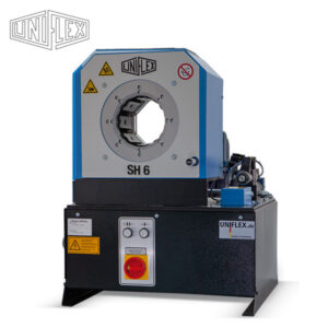 Uniflex hydraulic hose crimping machine Uniflex SH6 at Abdex Australia