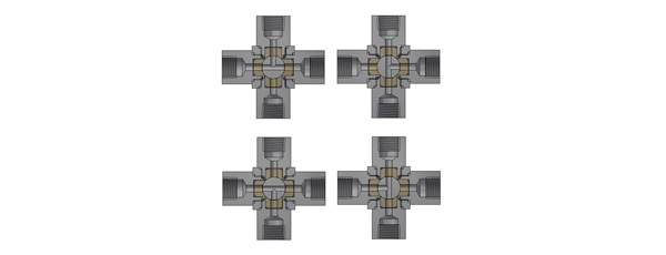 4 Way Diverter Valve